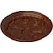 Ekena Millwork Washington Medallion (Canopies up to 2 7/8"), 17 1/8"OD x 1 1/2"P, Burnished Mahogany Crackle CM17WABMC - alternate 3